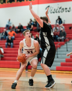 Preston hangs tough but University pulls away for 73-48 win